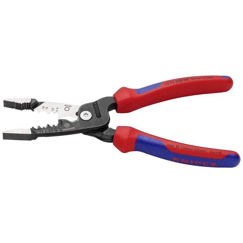 Foto van Knipex 13 72 200 me multifunctionele tang 200 mm