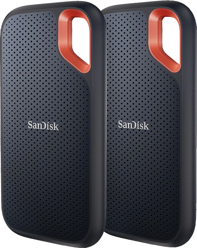 Foto van Sandisk extreme portable ssd 4tb v2 - duo pack