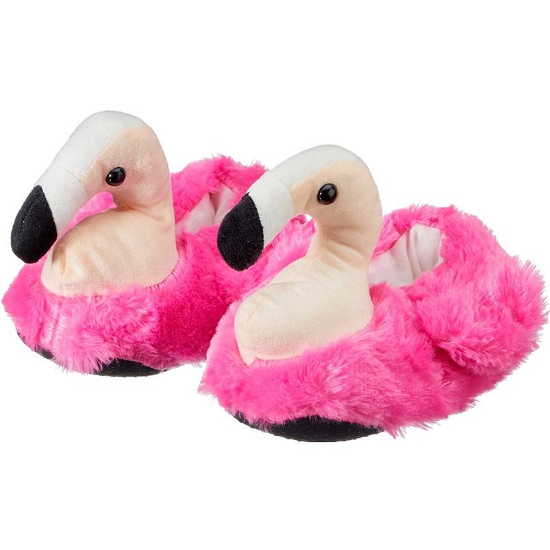 Foto van Kinder dieren pantoffels/sloffen flamingo 32/33 - sloffen - kinderen