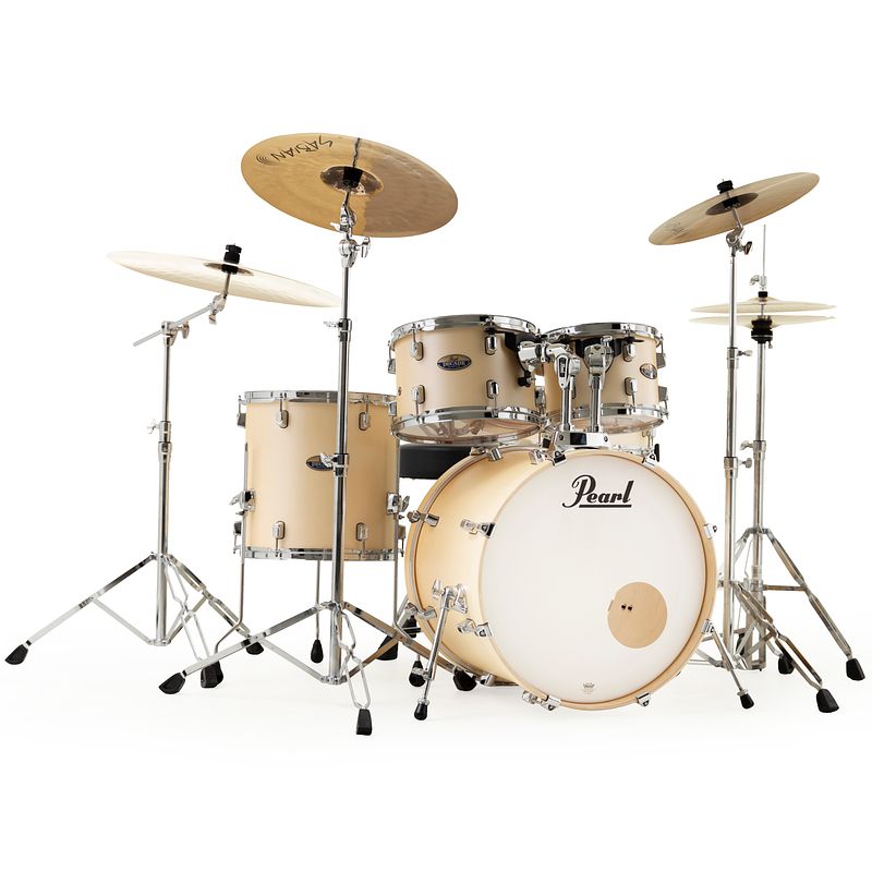 Foto van Pearl dmp905/c215 decade maple satin gold meringue 5 delig drumstel