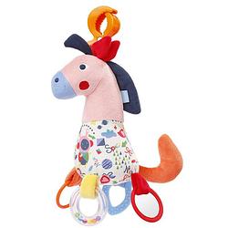 Foto van Fehn kinderwagenspanner color friends paard junior 30 cm pluche