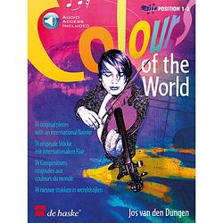 Foto van De haske colours of the world vioolboek - 14 contemporary pieces from around the world