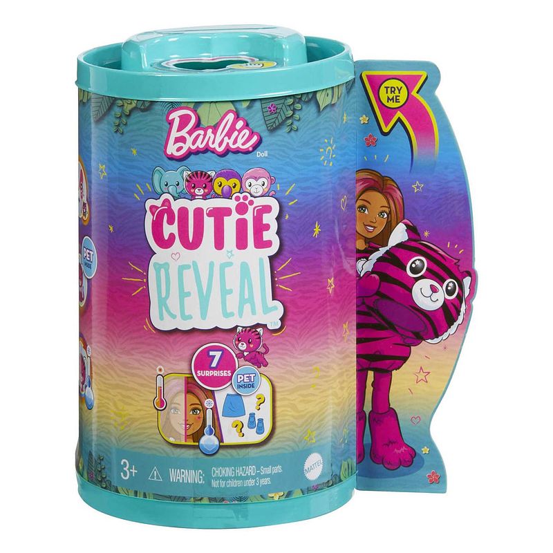 Foto van Mattel cutie reveal chelsea pop series tijger