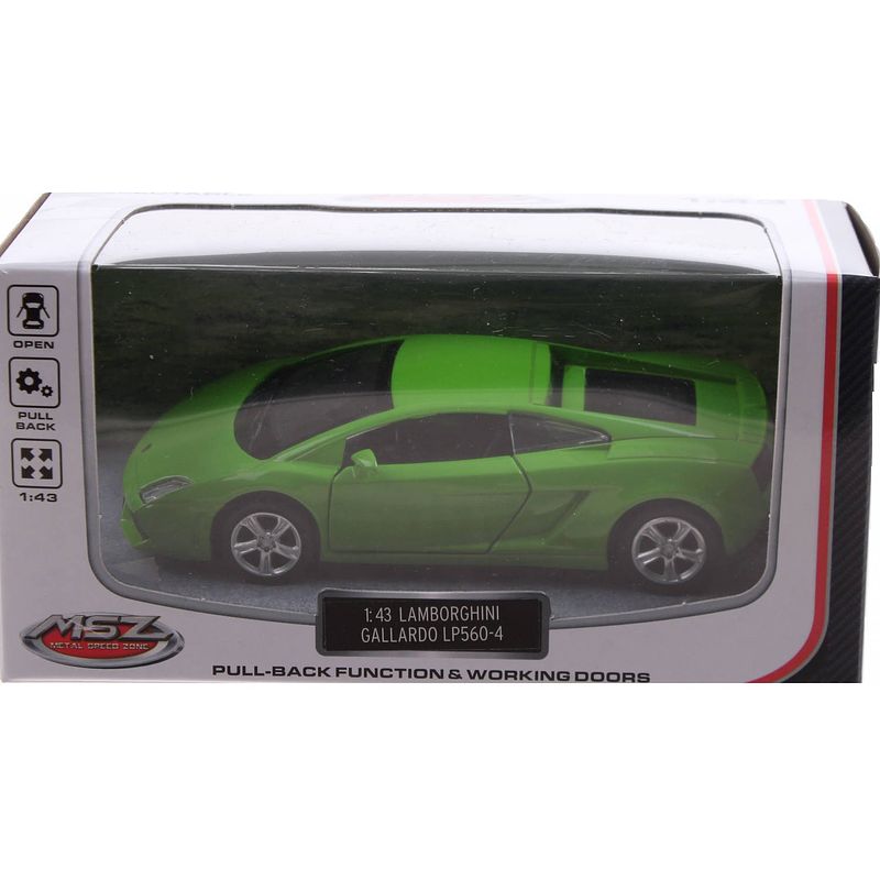 Foto van Johntoy sportauto schaalmodel 1:43 8 cm lamborghini groen