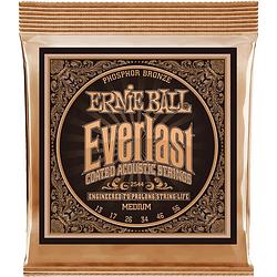 Foto van Ernie ball 2544 everlast coated phosphor bronze medium snarenset