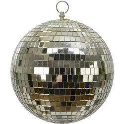 Foto van 1x stuks gouden decoratie discoballen/discobollen van foam 20 cm - kerstbal