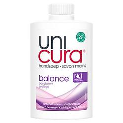 Foto van Unicura balance antibacteriele handzeep navul 250ml bij jumbo