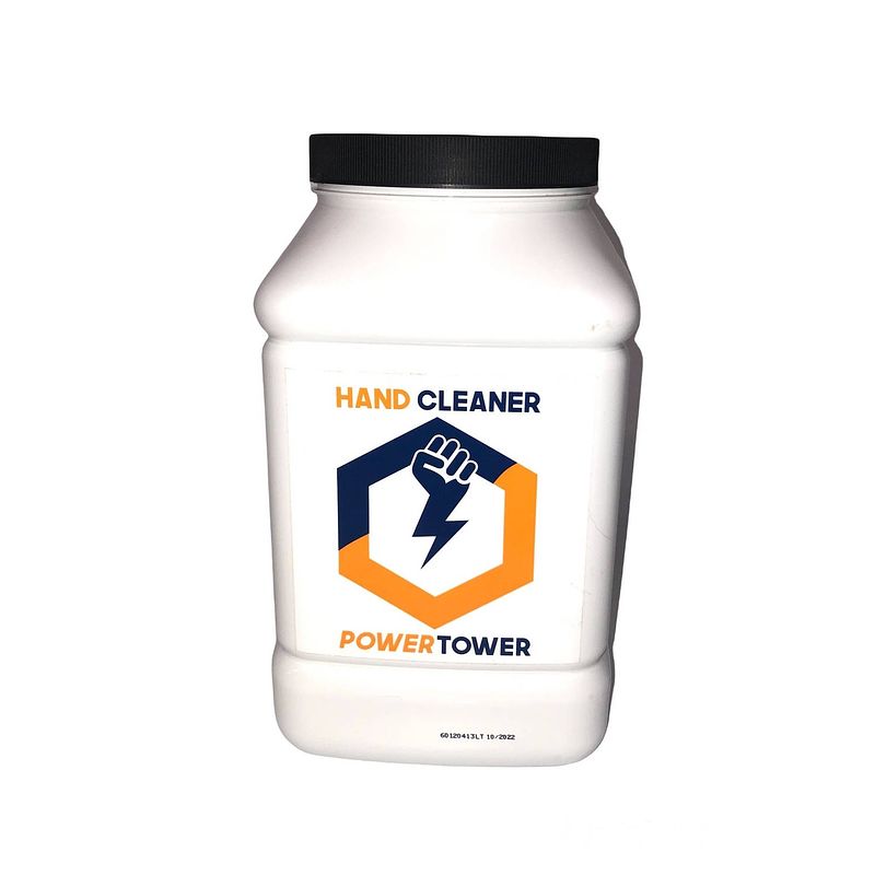 Foto van Power tower cleaner handzeep geel citrus geur 4.5 liter pot