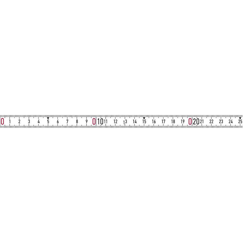 Foto van Bmi 357004001lnr-sk meetlint 1 m staal