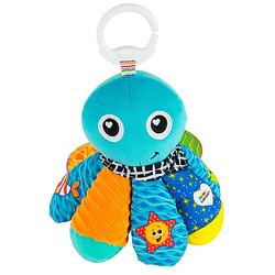 Foto van Lamaze knuffel octopus zoute sam junior 19 cm pluche blauw