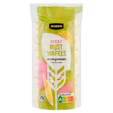 Foto van Jumbo dikke rijstwafels meergranen 120g