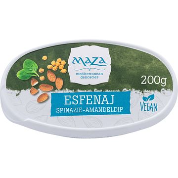 Foto van Maza esfenaj spinazie amandel dip 200g bij jumbo