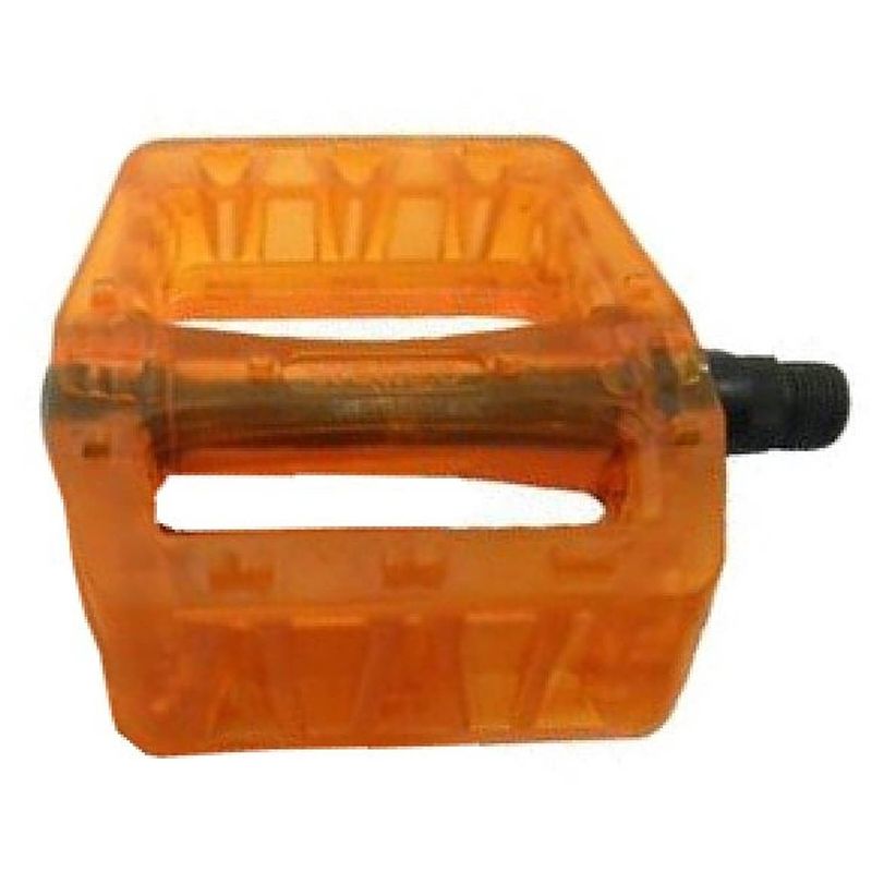 Foto van Vwp platformpedaal bmx clear 9/16 inch oranje per set