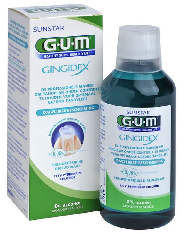 Foto van Gum gingidex 0,06% mondspoelmiddel