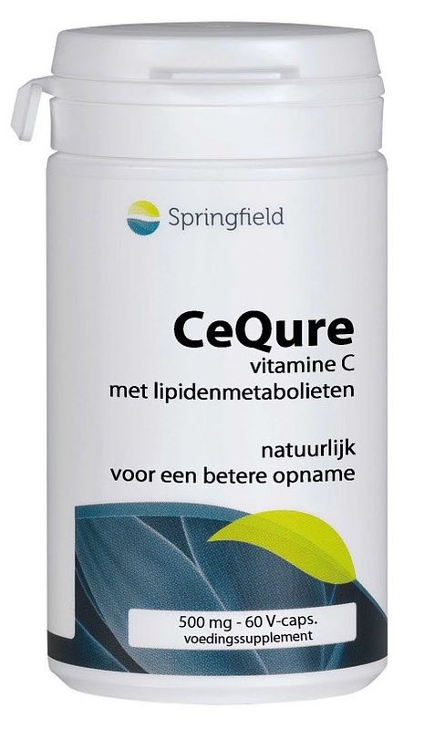 Foto van Springfield cequre vitamine c capsules 60st