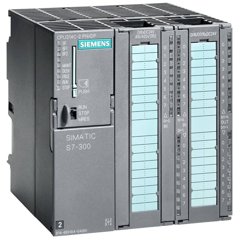 Foto van Siemens 6es7314-6eh04-0ab0 6es73146eh040ab0 compacte plc-cpu