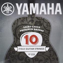 Foto van Yamaha fp1200 phosphor bronze light snarenset voor 12-snarige western gitaar