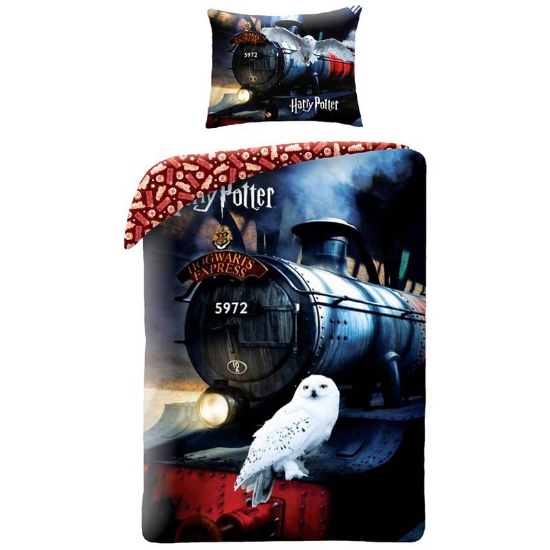 Foto van Harry potter dekbedovertrek, hogwarts express - eenpersoons - 140 x 200 cm - katoen