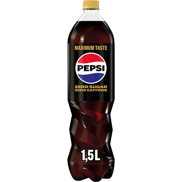 Foto van Pepsi zero caffeine vrij frisdrank 1, 5l aanbieding bij jumbo | 2 voor 3.00