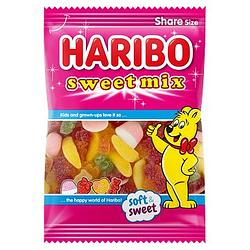 Foto van Haribo sweet mix, fruitgom met schuim, 250g bij jumbo