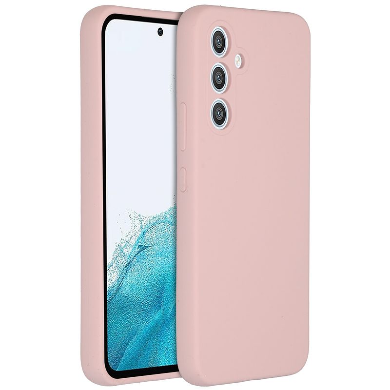 Foto van Accezz liquid silicone backcover samsung galaxy a54 (5g) telefoonhoesje roze