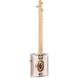 Foto van Lace cigar box guitar buffalo bill 3-string 3-snarige elektrische gitaar