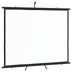 Foto van The living store projectiescherm statief - 208 x 162 cm - 100"" - matwit - 4-3 - verstelbaar