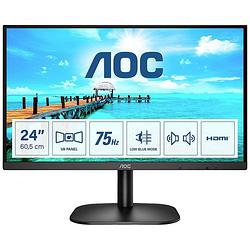 Foto van Aoc 24b2xdam led-monitor energielabel f (a - g) 60.5 cm (23.8 inch) 1920 x 1080 pixel 16:9 4 ms vga, hdmi, dvi, hoofdtelefoon (3.5 mm jackplug) va lcd