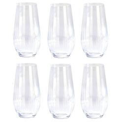 Foto van Christine 6 stuks klassieke kristalglas waterglazen - 580 ml