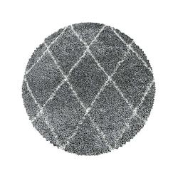Foto van La alegre vloerkleed alvor rond kleur: grijs, 160 ø cm