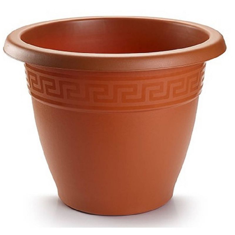 Foto van Bloempot terra cotta rond diameter 25 cm - plantenpotten