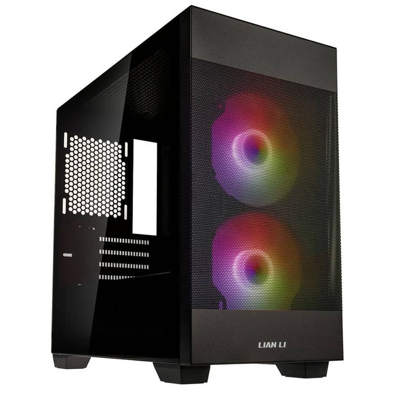 Foto van Lian li lancool 205m micro-tower behuizing, gaming-behuizing zwart