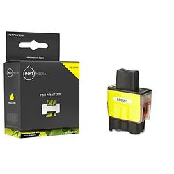 Foto van Inktmedia® -navulinkt - geschikt brother lc-900y inktcartridge geel - navul inkt - refill inkt