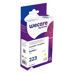 Foto van Wecare cartridge brother lc223 geel