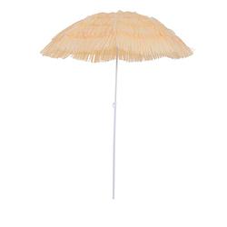 Foto van Luxe strand parasol - knikbaar - zonnescherm - strandparasol - uv werend - ø160 cm - hawaiiaanse parasol