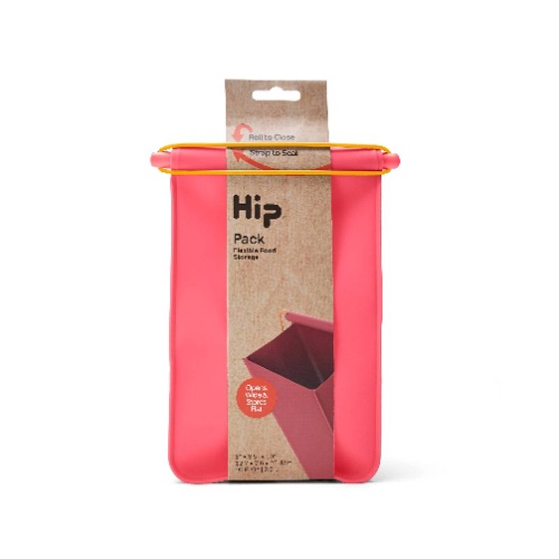 Foto van Herbruikbare lunchzak, pack - medium, 2.6 liter, roze - hip