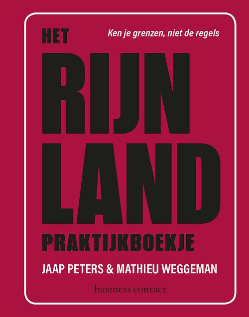 Foto van Het rijnland praktijkboekje - jaap peters, mathieu weggeman - ebook (9789047005940)