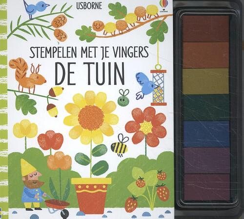 Foto van Stempelen met je vingers de tuin - hardcover (9781474960403)