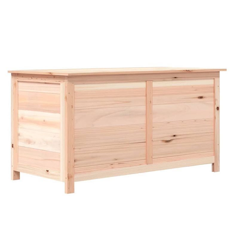 Foto van The living store kussenbox hout - 100x50x56 cm - massief vurenhout