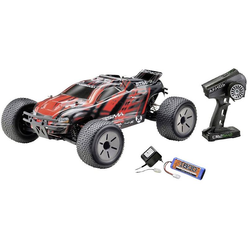 Foto van Absima at3.4 brushed 1:10 rc auto elektro truggy 4wd rtr 2,4 ghz incl. accu en lader