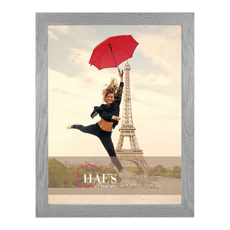 Foto van Haes deco - houten fotolijst paris vintage grijs 30x40 -sp001302