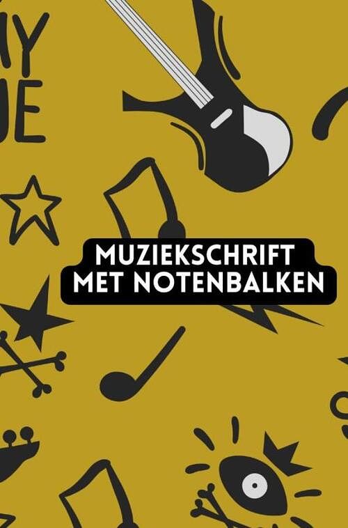 Foto van Muziekschrift met notenbalken - gold arts books - paperback (9789464489422)