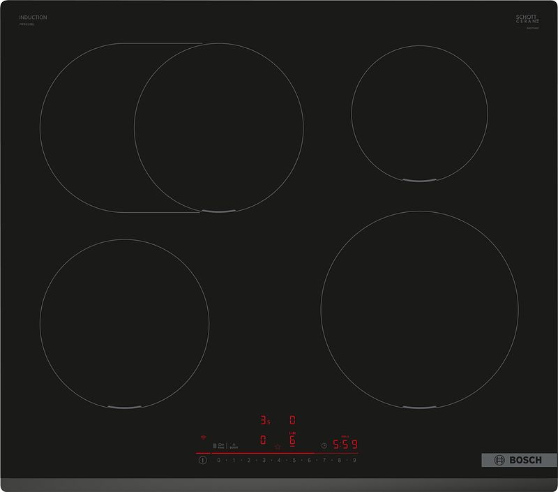 Foto van Bosch pif631hb1e inductie inbouwkookplaat zwart