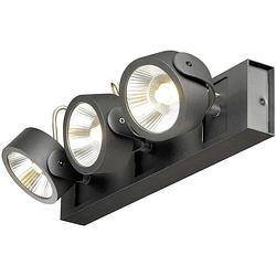 Foto van Slv 1000131 slv led-plafondlamp 47 w zwart