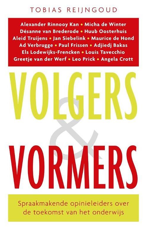 Foto van Volgers en vormers - tobias reijngoud - ebook (9789088030314)