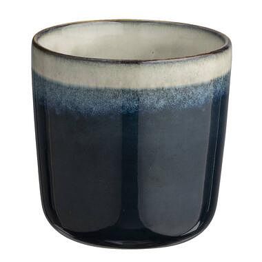 Foto van Mok dorean blauw stoneware 8,5xø8 cm - leen bakker