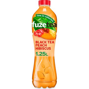 Foto van Fuze tea peach hibiscus 1, 25l bij jumbo