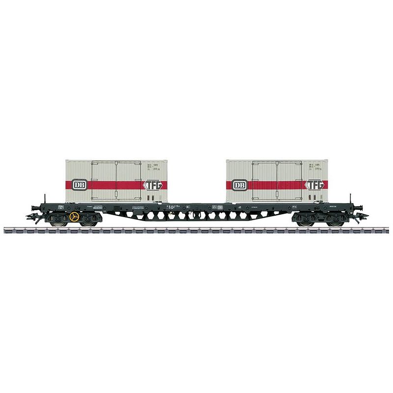 Foto van Märklin 47048 h0 containerwagen van de db