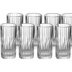 Foto van 18x drinkglazen/waterglazen transparant manhattan 305 ml - drinkglazen