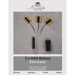 Foto van Anna'ss collection - 3aaa-batterijvervanger 3 aansluitingen, geen 3aaa batterijen meer nodig! transformator adapter in...